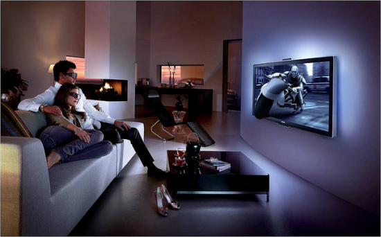Philips Cinema 21:9 Platinum Series 3D-TV 3D-Kino Wohnzimmer