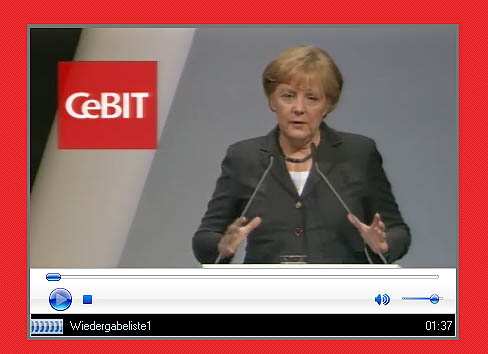 Angela Merkel Cebit 2010