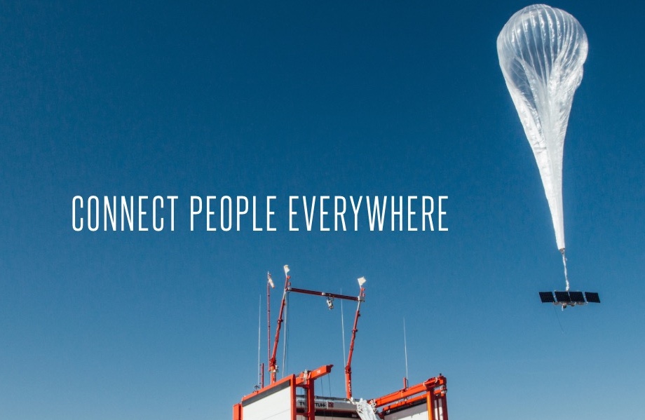 google Loon Kenia heissluftballon