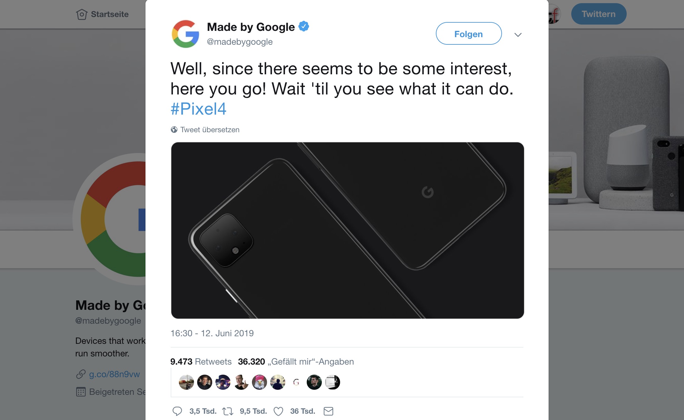 Pixel 4 coole Kamera