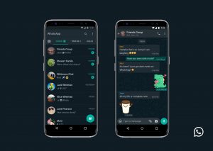 whatsapp dark mode chat app