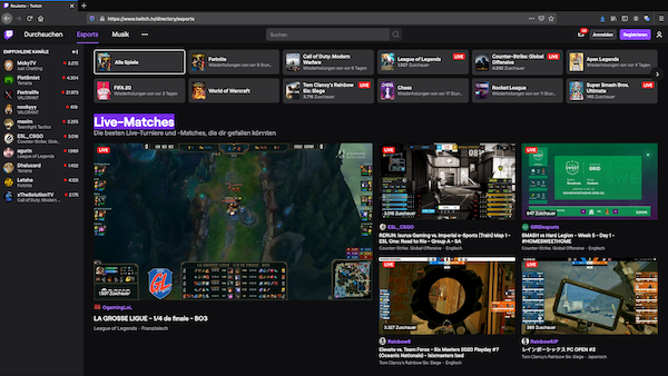 Twitch Twitch-Roulette Gamer