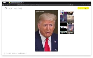 Trump Snapchat